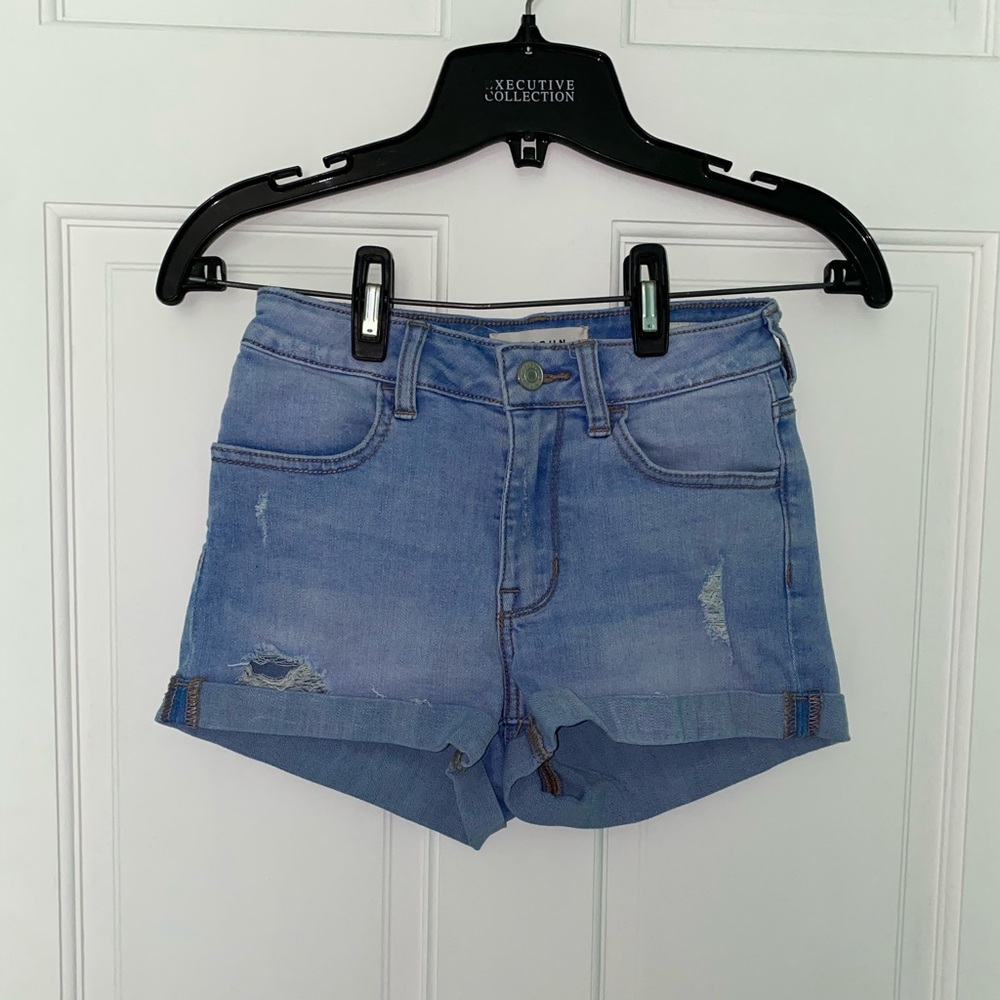 PACSUN DENIM SHORTS : SIZE 24 : LIKE NEW